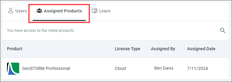Assigned Products option