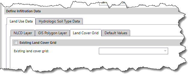 Land Cover Grid subpanel