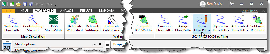 Draw Flow Paths Command