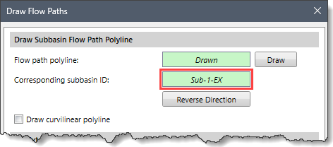 Corresponding Subbasin ID Read-only Field