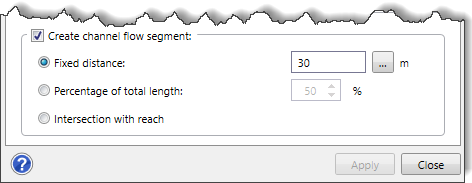 Create Channel Flow Segment Checkbox Option