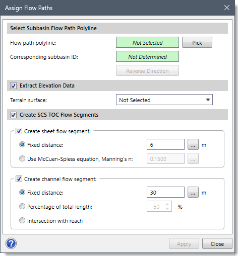 Assign Flow Paths Dialog Box
