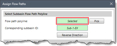 Flow Path Polyline Read-only Field - Assign Flow Paths Command