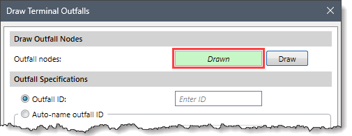 Outfall nodes read-only field