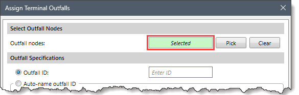 Outfall nodes read-only field