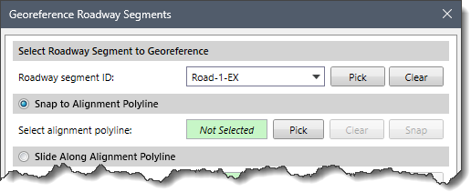 Snap to Alignment Polyline
