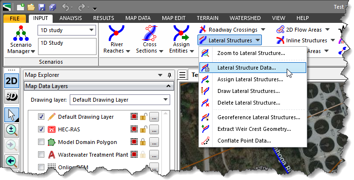 Lateral Structure Data command