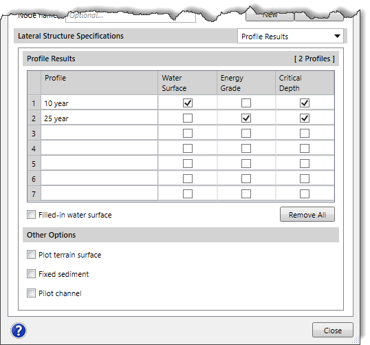 Geometry Point Reduction Panel