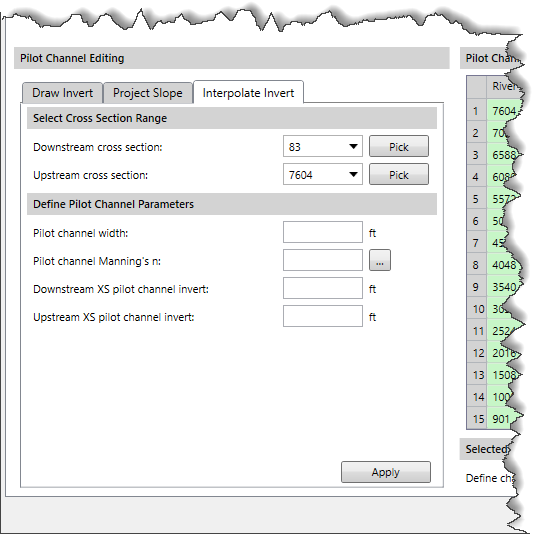 Interpolate Invert panel