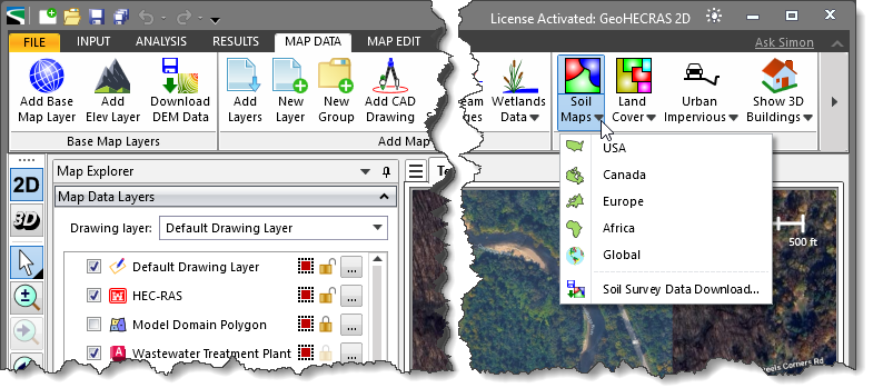 Soil Maps command