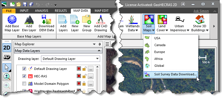 Soil Survey Data Download command